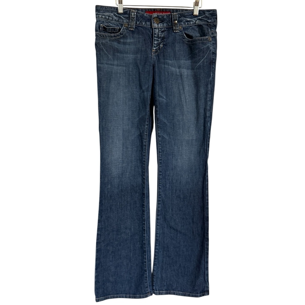Guess Y2K Daredevil Bootcut Jeans Women’s Size 31 Sequin Back Pockets